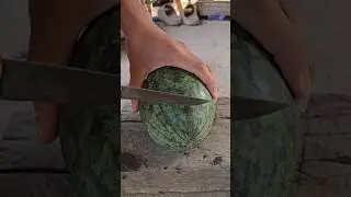 Нарезка арбуза - нарезка свежих фруктов #приятно #тип #длятебя #шорты