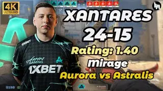 XANTARES (24-15) Aurora vs Astralis (Mirage) | PGL Masters Bucharest 2025 #cs2 #xantares