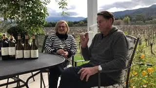 Viognier tasting with Hans and Therese Herzog