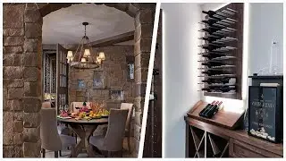 75 Transitional Gray Floor Wine Cellar Design Ideas You'll Love ➤