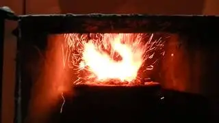 Walka o ogień....kocioł z podajnikiem.