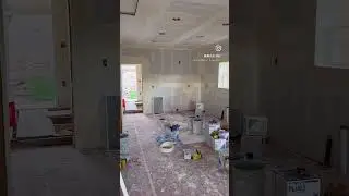 Open Concept Living Room & Kitchen Progress #shorts #short