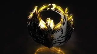 3D METAL NEON FIRE INTRO