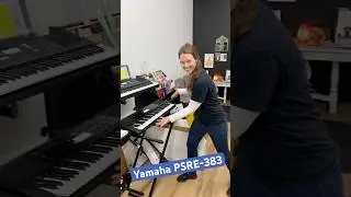Yamaha Keyboard PSRE-383. Let&rsquo;s take a look at what&rsquo;s new! #yamahakeyboard #musicstore #piano #music