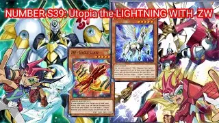 NUMBER S39: Utopia the LIGHTNING WITH  ZW [Yu-Gi-Oh! Duel Links]