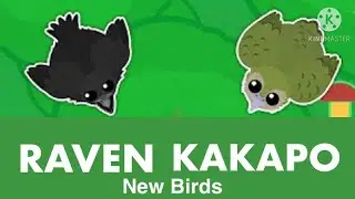 KAKAPO AND RAVEN // Mope.io NEW UPDATE