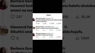 Tizama Tweet ya Barbara inayohusishwa na yanayoendelea Simba .#simba #nguvumoja #subscribe