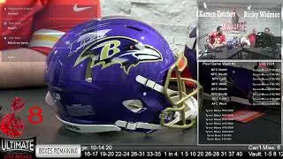 Derrick Henry Ravens Flash Authentic Helmet  -  05/30/2024 6 P.M. Show Live Breaks