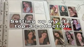 Binder Maintenance #2☆ (Setting up my itzy top 3 collection)