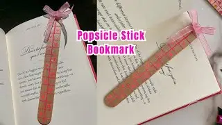 How to make a Popsicle Stick Bookmark | Easy Bookmark Idea | Best Out of Waste