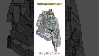 German Castle 7 (Burg Eltz) - 3D #solidworks #history  #travel #games