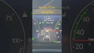 Honda Civic Fe Adaptive Cruise Control | Auto Brake & Accelerate #shorts #hondacivic #cruisecontrol