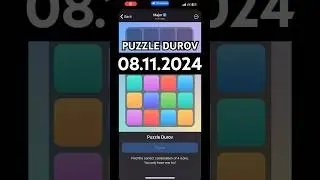 Major Puzzle Durov. 08/11/2024 #major #airdrop #telegram #web3 #listing #crypto