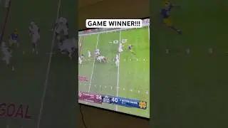 GAME OF THE YEAR!! #trending #notredame #texasam #touchdown #comeback #gamewinner #collegefootball