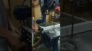 1920 Kirchner Leipzig Bandsaw - diy aluminum extrusion fence