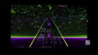Audiosurf 2 Ep. 3494: updog - Goodbye. 176K score. Mono Turbo.