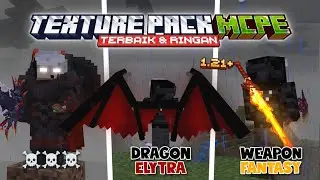 5 BEST & LIGHTEST MCPE 1.21 TEXTURE PACKS - Mcpe 1.21