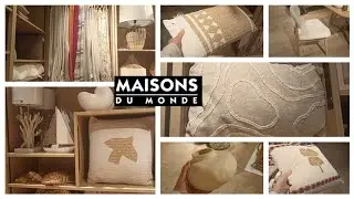 MAISONS DU MONDE DÉCORATION MEUBLES  LINGE DE MAISON RIDEAUX COUSSINS ..