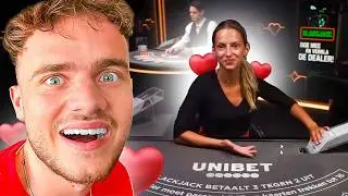 Ik Kwam Mijn CRUSH Tegen Tijdens Blackjack!❤️🗝️