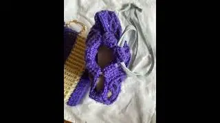 Waffle Stitch Book Pouch