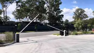 Double Boom Gate Installation for Industrial Access | Gate Automation NSW