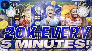 20K EVERY 5 MINS FIFA 22 BEST TRADING METHODS (FIFA 22 SNIPING FILTERS & FLIPPING)