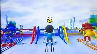 Mario And Sonic At The Olympics Winter Games Freestyle Skiing Event 