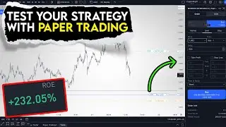 TradingView Paper Trading. Step by step tutorial for beginners