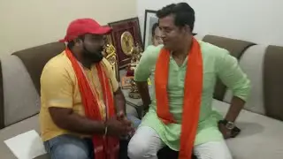 Super Star Ravi Kishan Ji., (sansad Gorakhpur), C P Bhatt. Ka  safal  Varta, Sahajanwa mahotsav