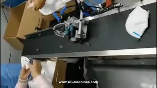 Automatic KN95 N95 face mask inkjet printer coding machine