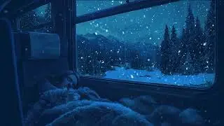 Freezing Blizzard Winter Storm | Icy Snowstorm & Strong Howling Wind | Deep Sleep, Relaxation, Study