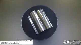 Avery Black Conform Chrome SF100-196-S Vinyl Wrap Car Wrapping Film