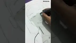 Easy Face Portrait Drawing for Beginners ✏️ | Simple Character Sketch in one line art 