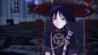 [MMD Genshin] Scaramouche is given an element