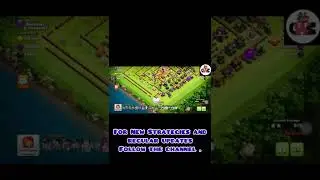 DESTROY MAXED TH14 WITH BAT SPELLS - clash of clans | #shorts #cocshorts2022, #ytshorts