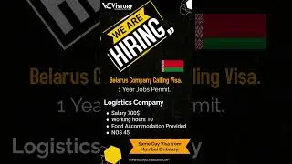 Belarus Company Calling Visa | Logistics Company #vistoryconsultants #abroadjobs #jobinabroad