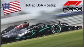 F1 2020 hotlap USA + setup (controller)