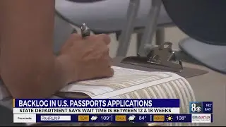 PACK YOUR PATIENCE: Backlog in U.S. passport applications