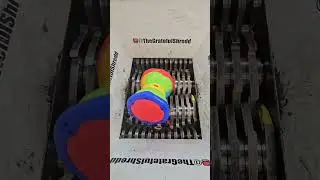 Colorful Toys vs Shredder 💥 Oddly Satisfying Plastic Crunch #satisfying  #Shorts #Shredding
