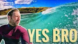 Flying 19,000km to SURF an EMPTY BREAK ❤️ | POV Surf NZ 