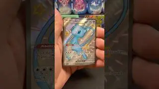 Hits on 8/10 packs last night! I love Paldean Fates 🔥 Can&rsquo;t beleive I pulled the shiny Mew!