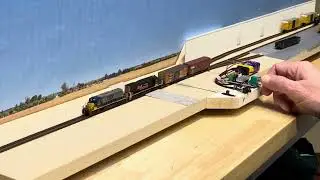 Z Scale Switching Shelf in Two Square Feet