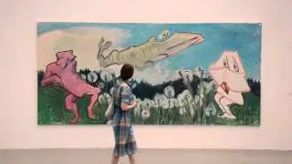 Eindr&uuml;cke aus der Ausstellung MARIA LASSNIG - DER ORT DER BILDER