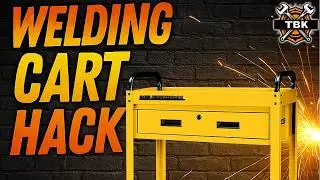 Harbor Freight Tool Cart HACK 🔥 DIY Welding Station Setup (U.S. General 30