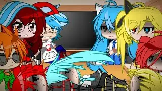 Baumkuchen_EndCredits and Friday night funkin react to: Yararara kasane teto (Part 38)
