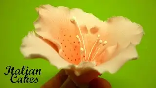 SUGAR PASTE FLOWER AZALEA TUTORIAL - ItalianCakes