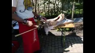 Anleitung zum Spanferkel: Richtig spie&szlig;en und grillen www.spiess-grill.de