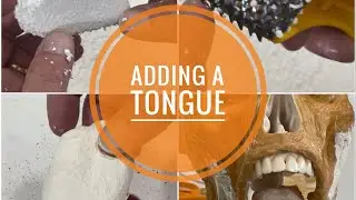 Creating a tongue for your Halloween prop skull - supplemental video