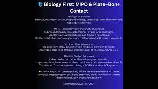 🔩 Plating in foot & ankle surgery isn&rsquo;t about the hardware &mdash; it&rsquo;s about biology.