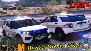 Illinois State Police  -LIVE Patrol- | FiveM Livestream